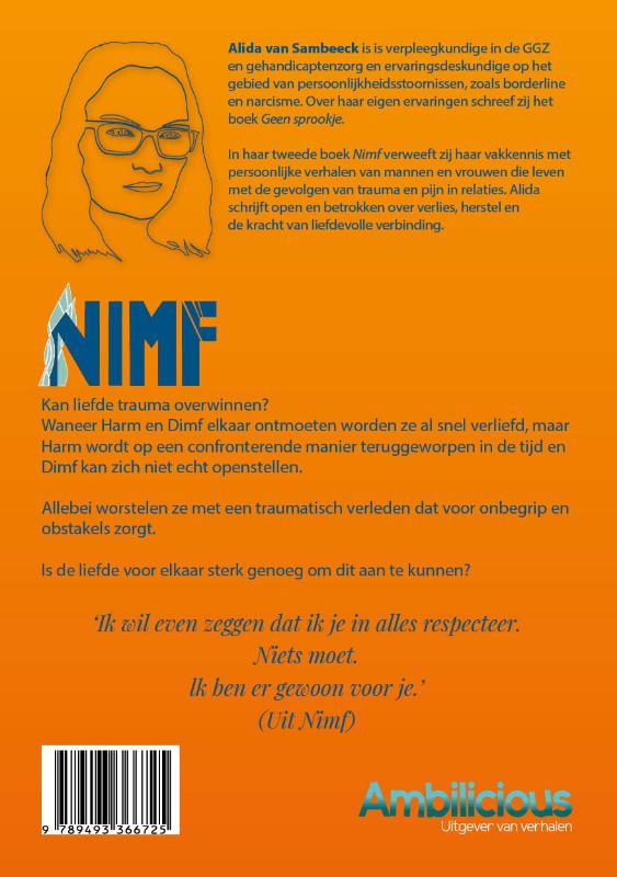 Achterkant van Nimf