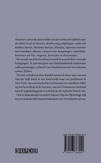 Achterkant van Buitenlanders en andere Papoea's