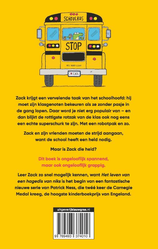 Achterkant van Het leven van een hagedis van niks
