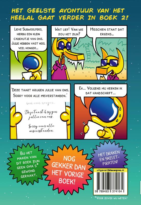Achterkant van De wraak van de oma's