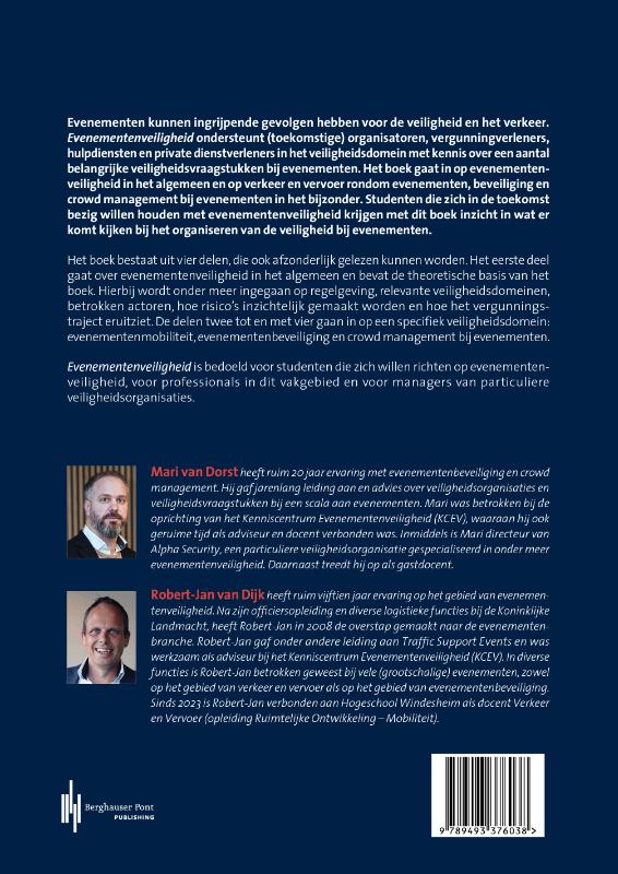 Achterkant van Evenementenveiligheid