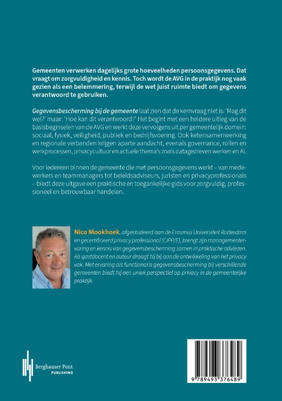 Achterkant van Gegevensbescherming bij de gemeente