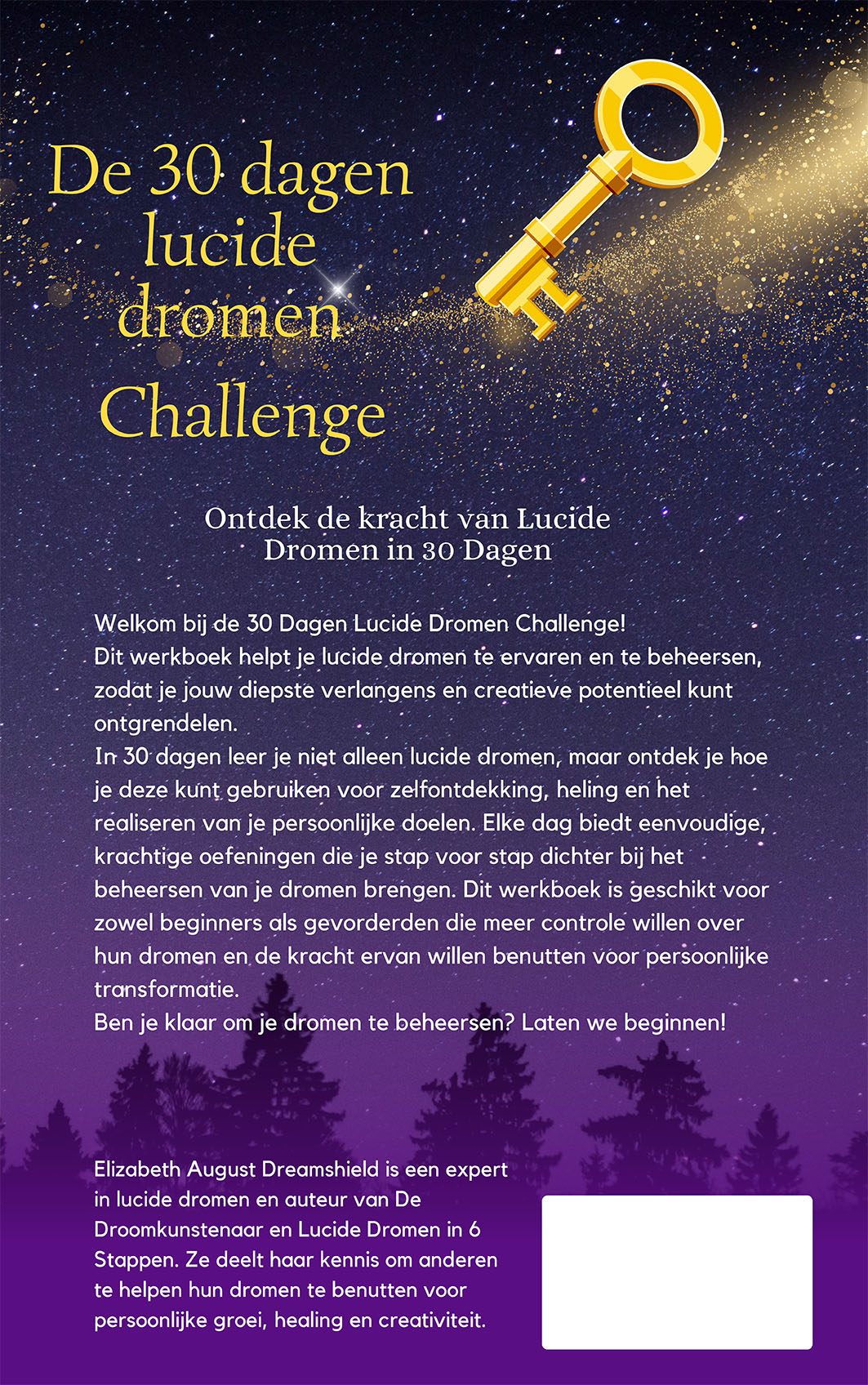 Achterkant van De 30 dagen lucide dromen challenge