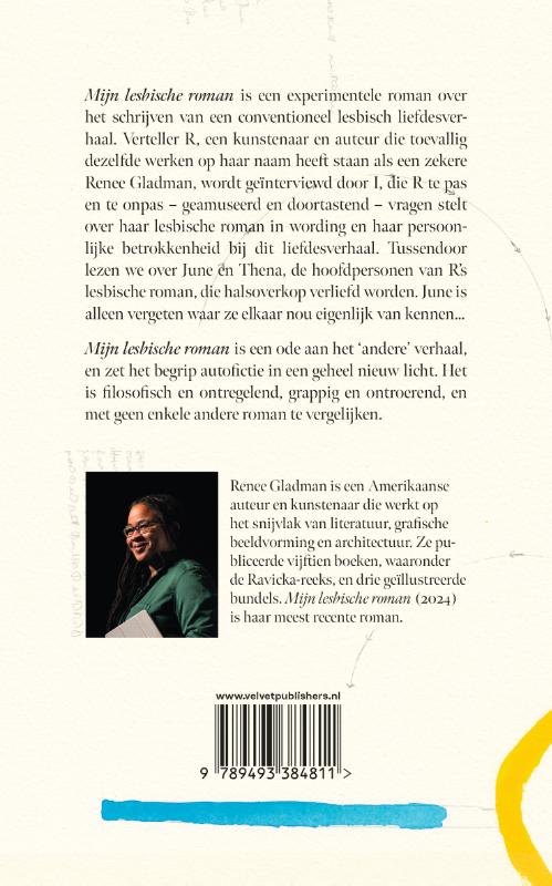 Achterkant van Mijn lesbische roman