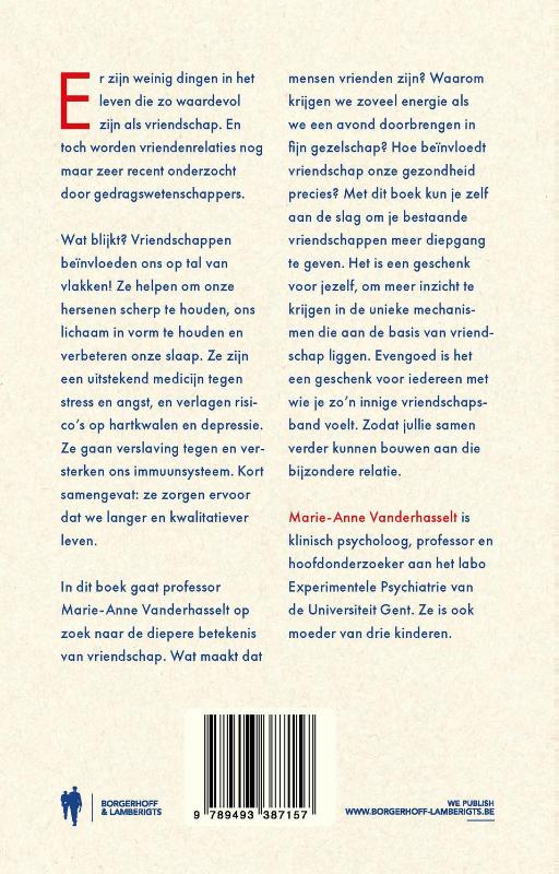 Achterkant van Je bent een vriend van mij