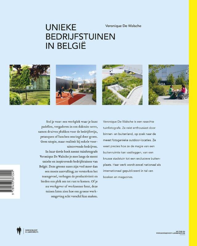 Achterkant van Unieke bedrijfstuinen in België