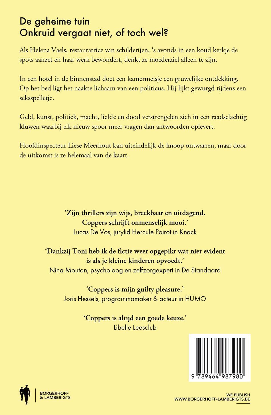 Achterkant van De geheime tuin