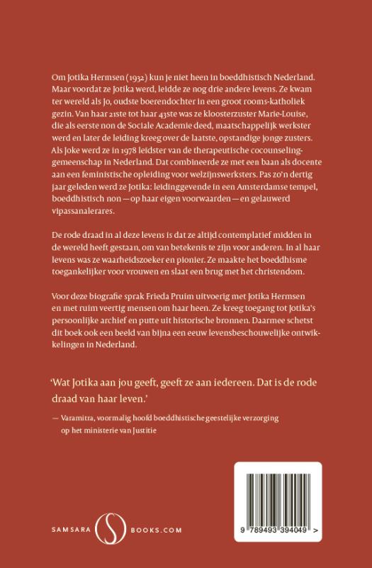 Achterkant van Jotika Hermsen