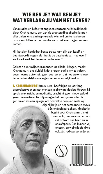 Achterkant van Wat doe jij met je leven?