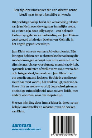 Achterkant van Aanwezig in stilte