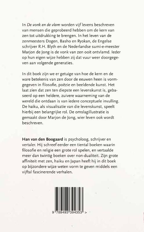 Achterkant van De vonk en de vlam