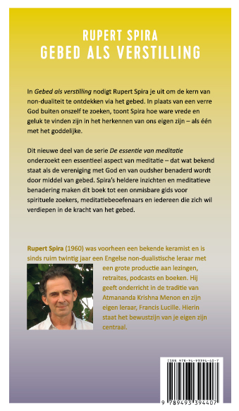 Achterkant van Gebed als verstilling
