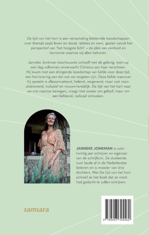 Achterkant van De tijd van het hart