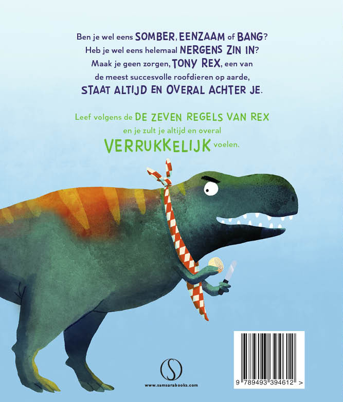 Achterkant van Tony's zeven stappen naar succes