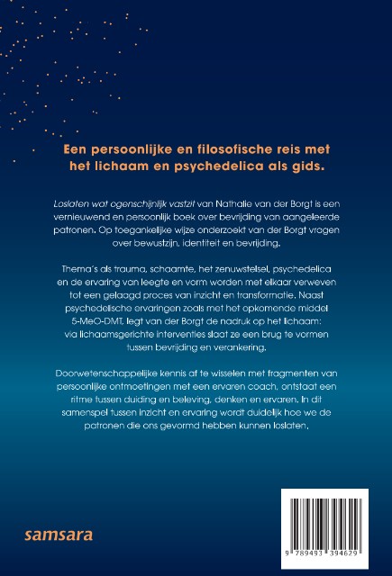 Achterkant van Loslaten wat ogenschijnlijk vastzit