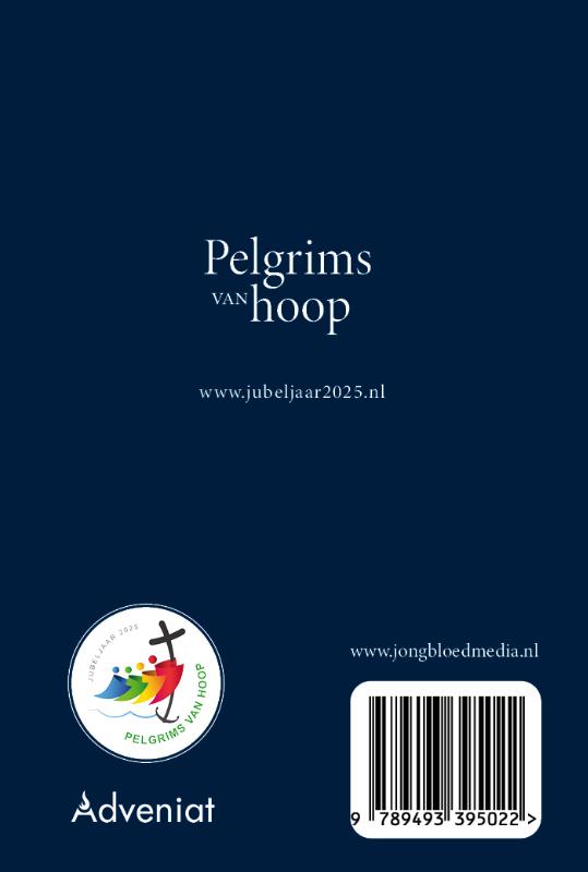 Achterkant van Pelgrims van hoop