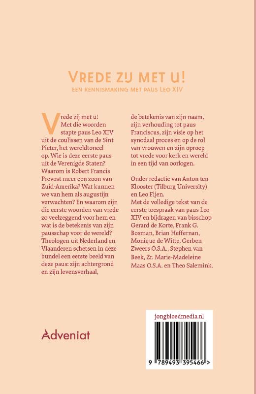 Achterkant van Vrede zij met u!