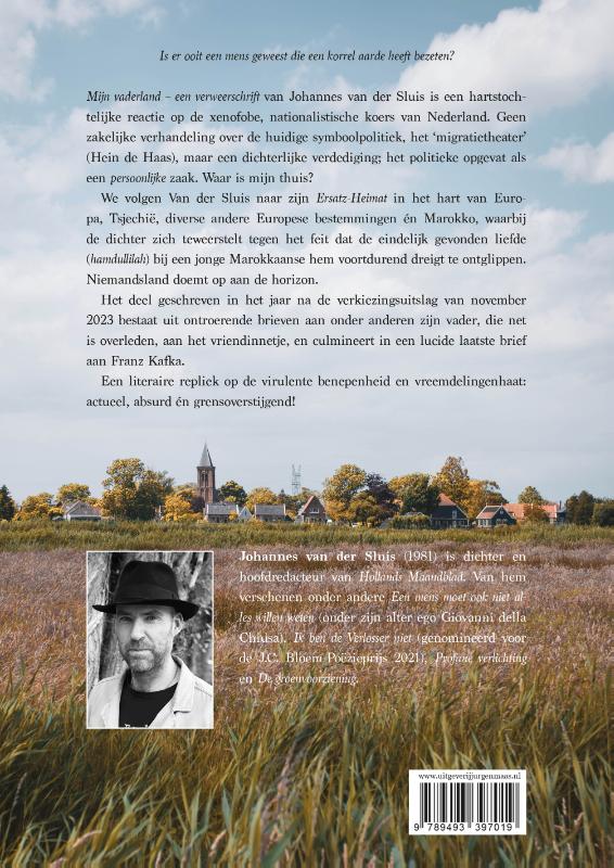 Achterkant van Mijn vaderland