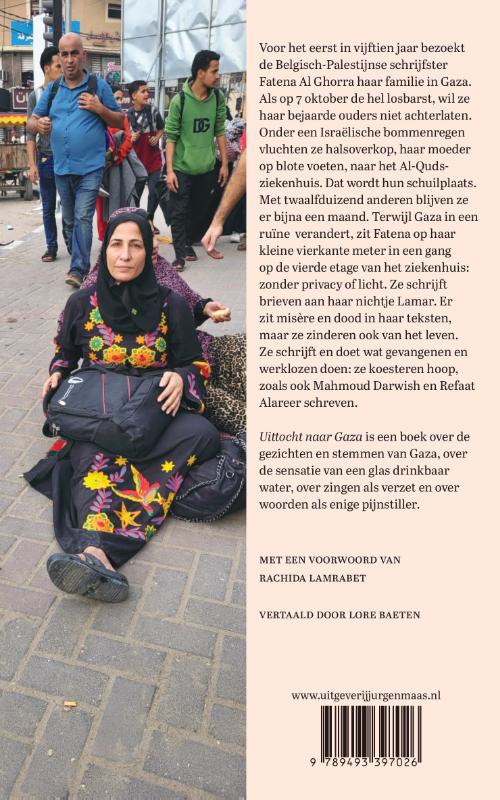 Achterkant van Uittocht naar Gaza