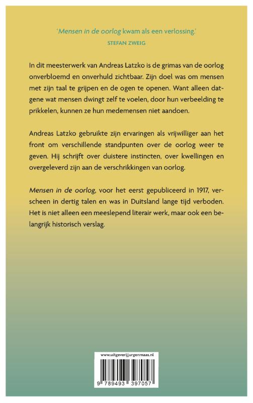 Achterkant van Mensen in de oorlog