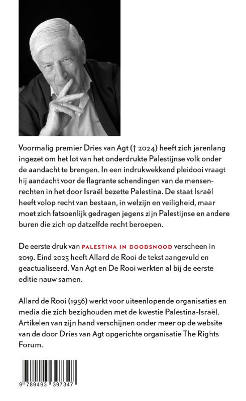 Achterkant van Palestina in doodsnood