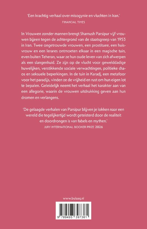 Achterkant van Vrouwen zonder mannen
