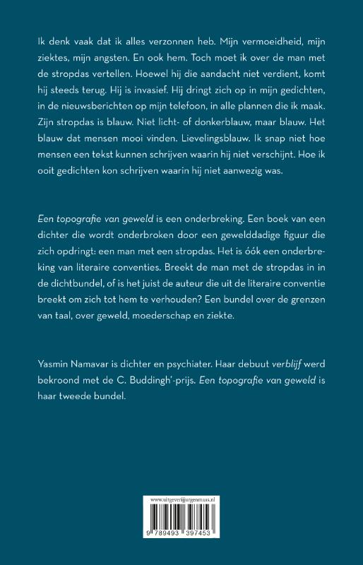 Achterkant van Een topografie van geweld