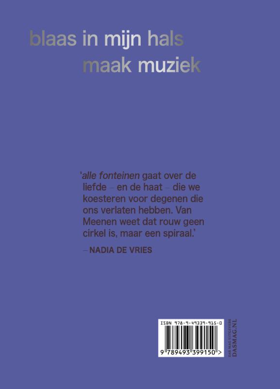 Achterkant van alle fonteinen