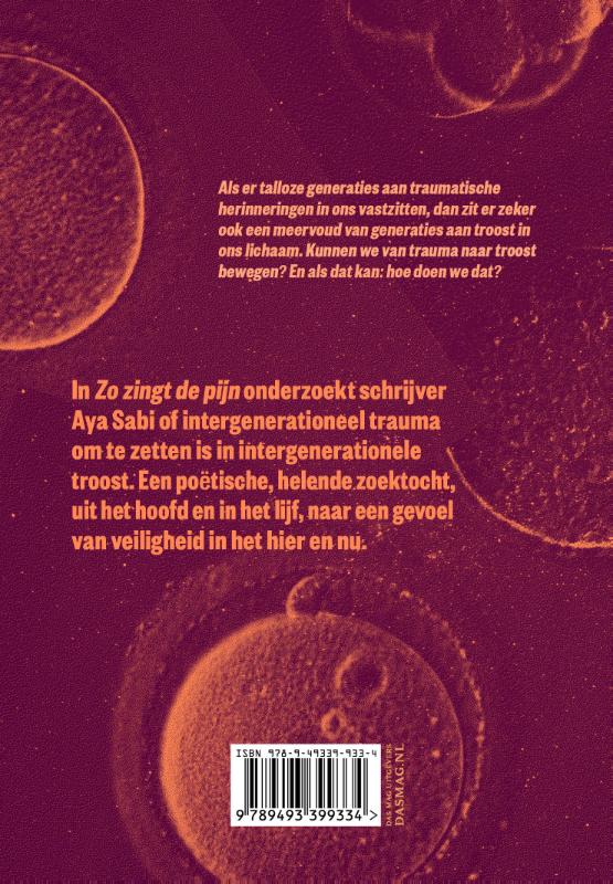 Achterkant van Zo zingt de pijn