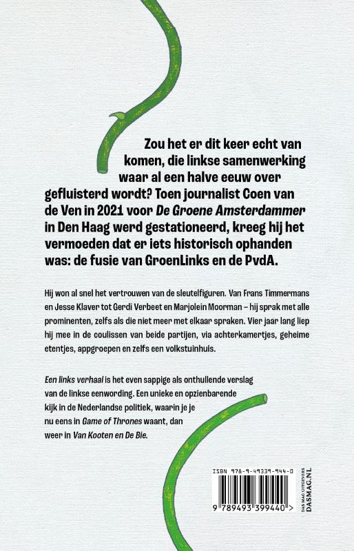 Achterkant van Een links verhaal
