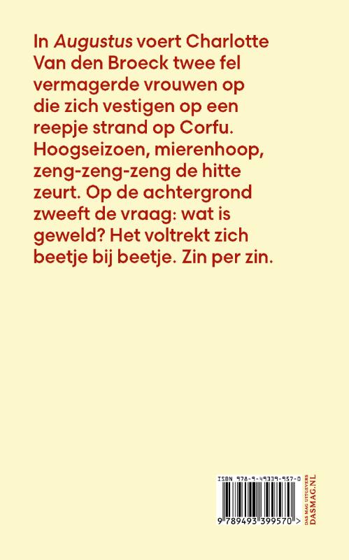 Achterkant van Augustus