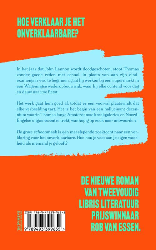 Achterkant van De grote schoonmaak