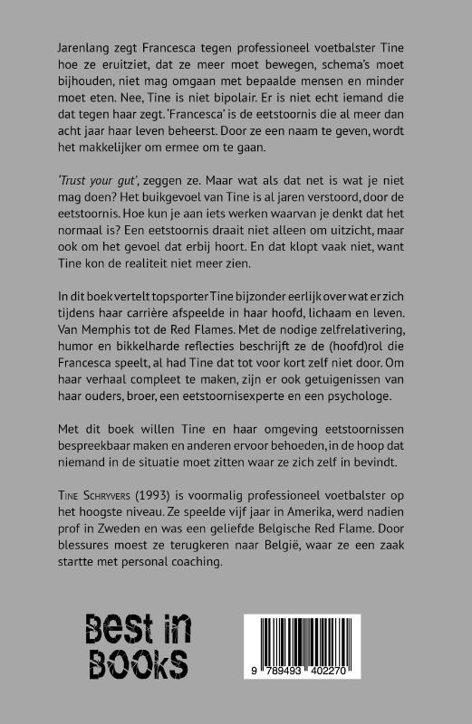 Achterkant van De subtiele grens tussen topsport en eetstoornis
