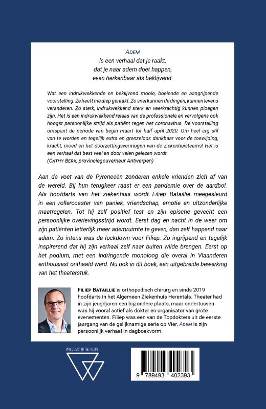 Achterkant van Adem