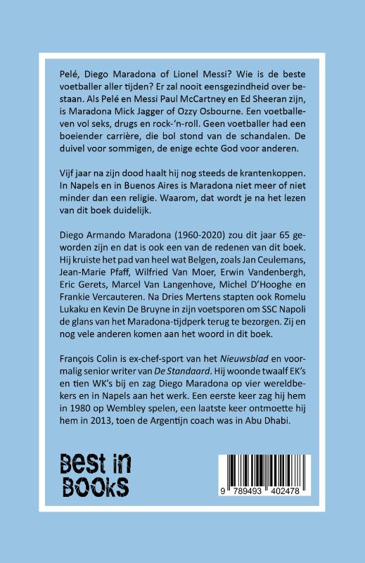 Achterkant van Maradona achterna