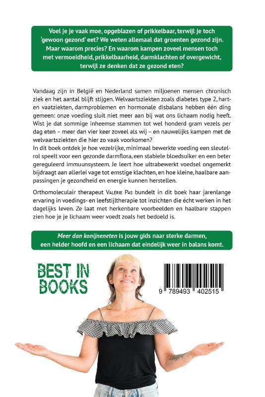 Achterkant van Meer dan konijneneten