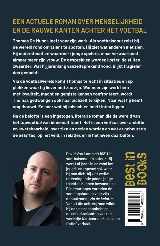 Achterkant van Na de belofte