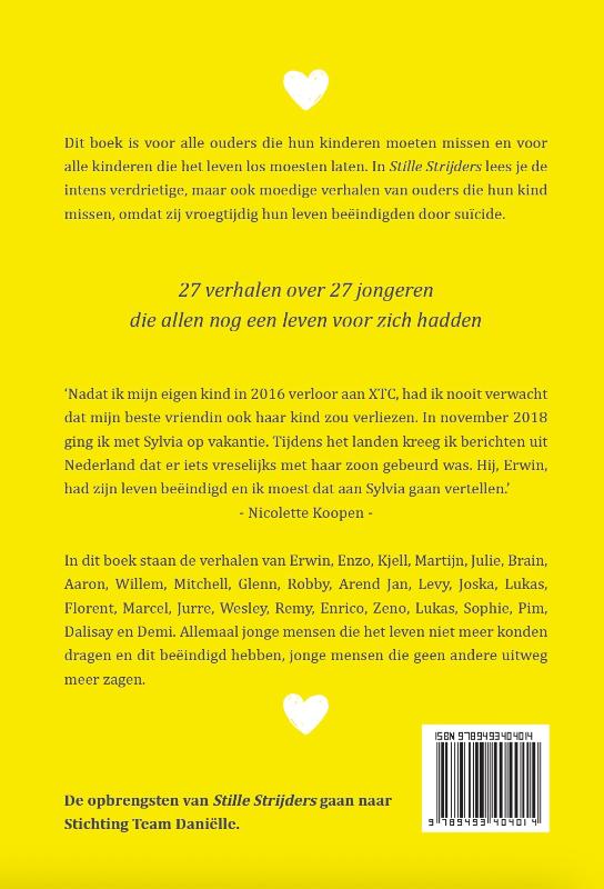 Achterkant van Stille Strijders