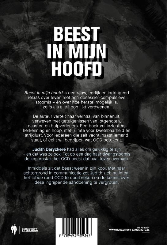 Achterkant van Beest in mijn hoofd