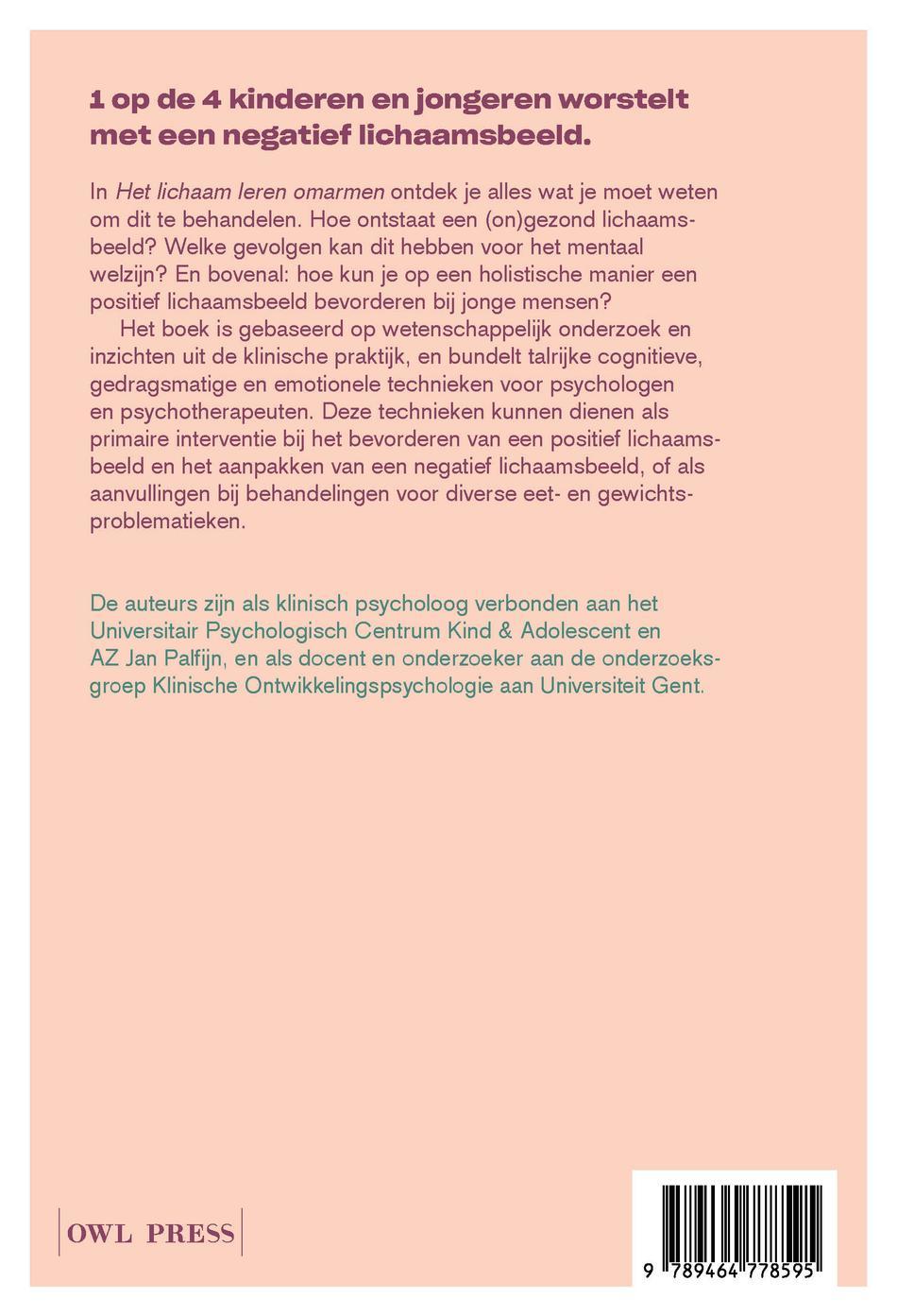 Achterkant van Het lichaam leren omarmen