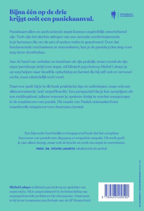 Achterkant van Paniek ontmaskerd