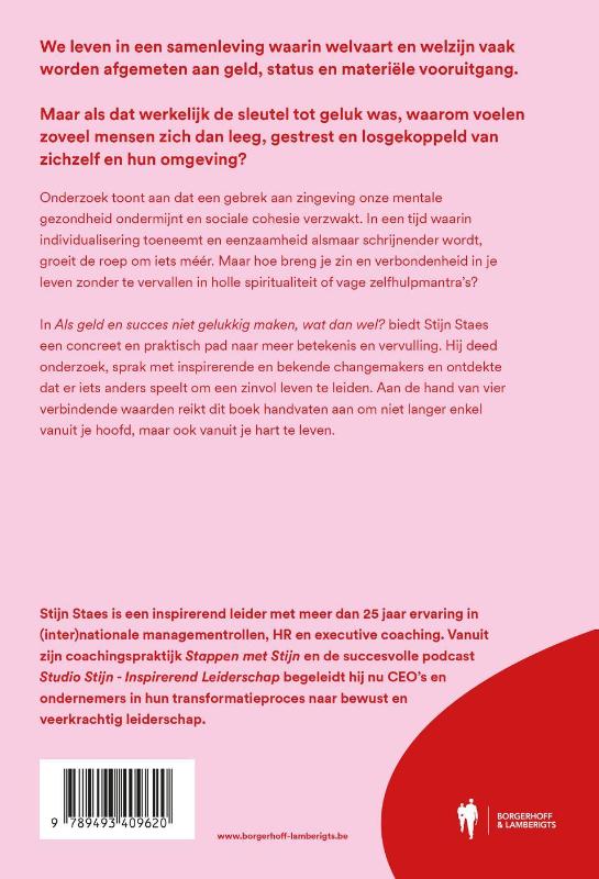 Achterkant van Als geld en succes niet gelukkig maken, wat dan wel?