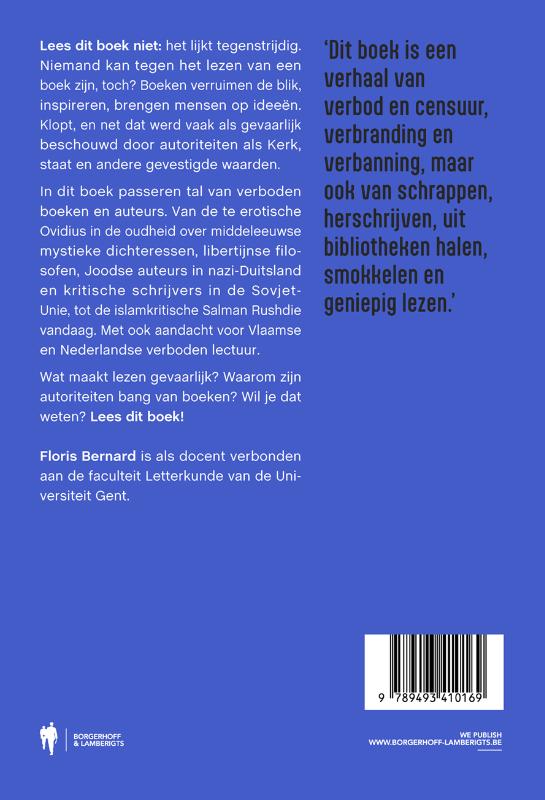 Achterkant van Lees dit boek niet!