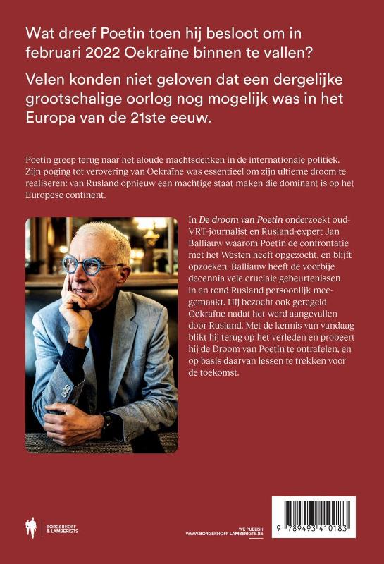 Achterkant van De droom van Poetin