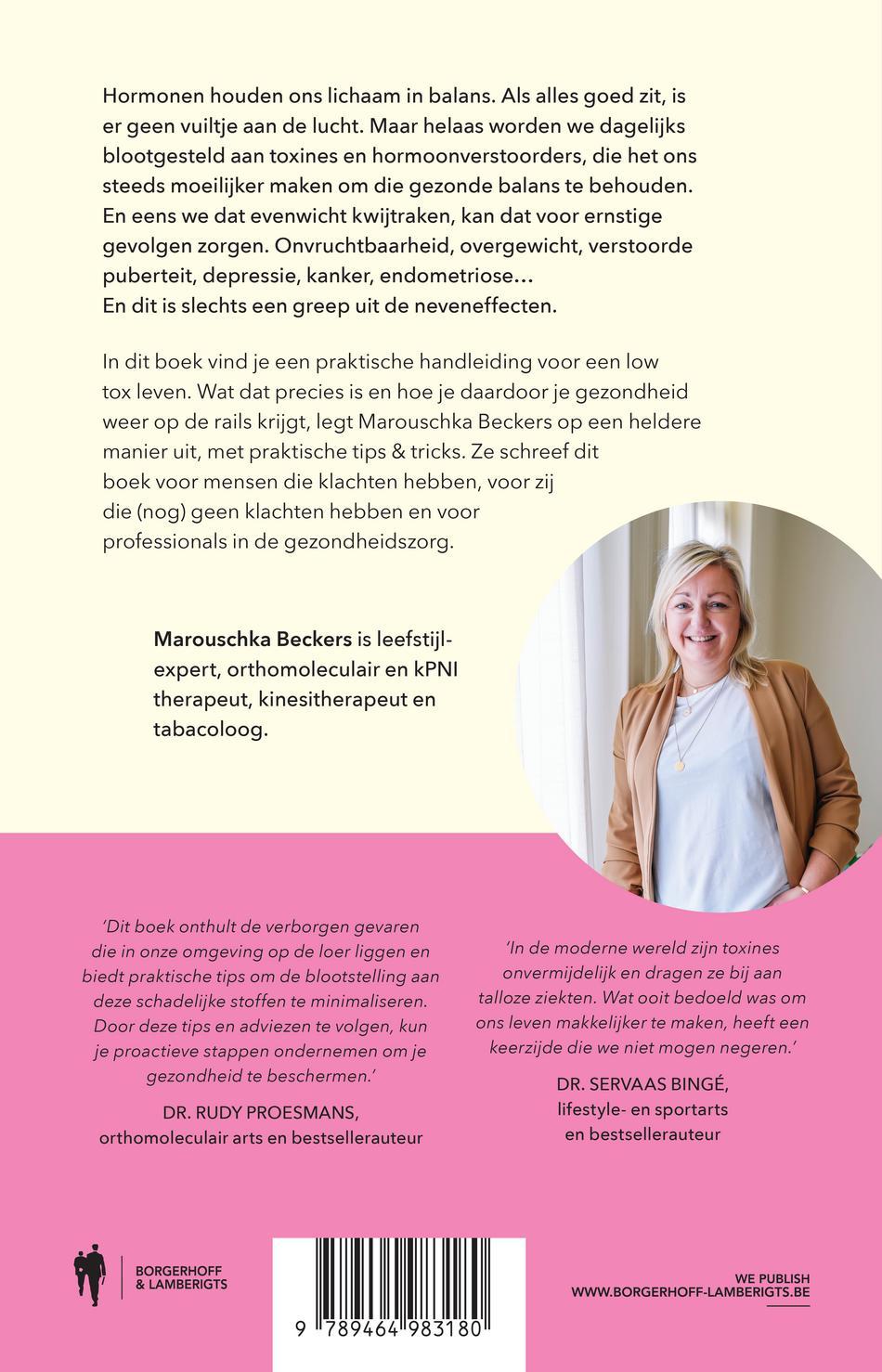 Achterkant van Low tox living