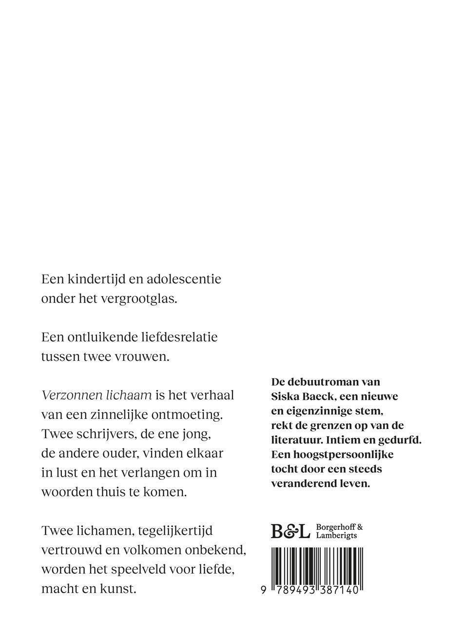 Achterkant van Verzonnen lichaam
