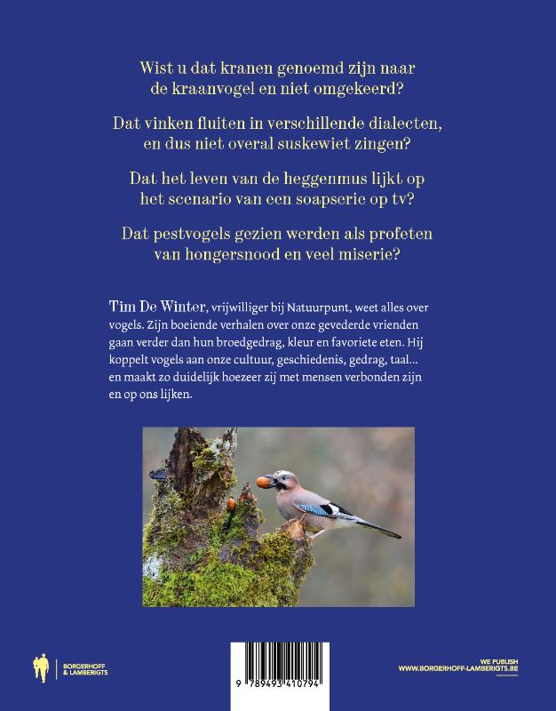 Achterkant van Want vogels zijn precies als mensen