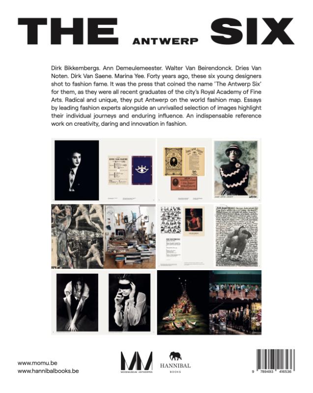 Achterkant van The Antwerp Six