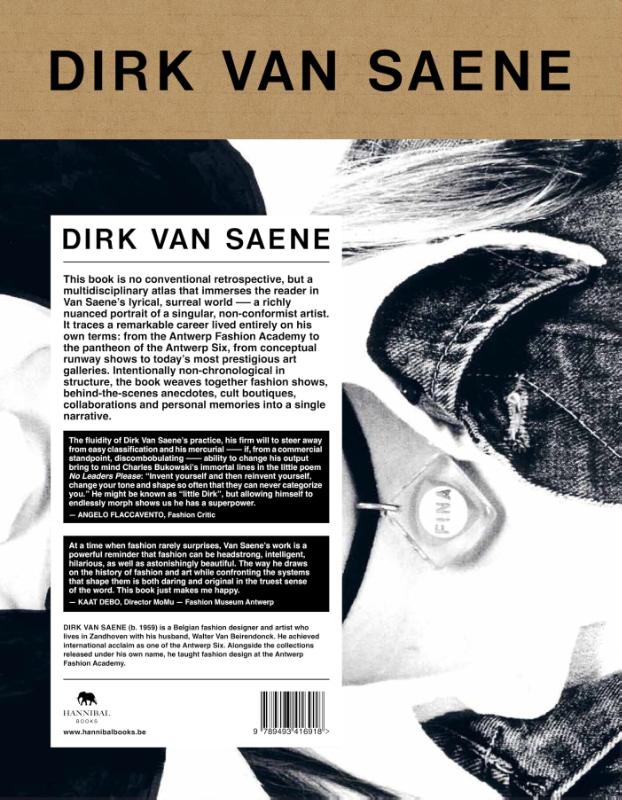 Achterkant van Dirk Van Saene