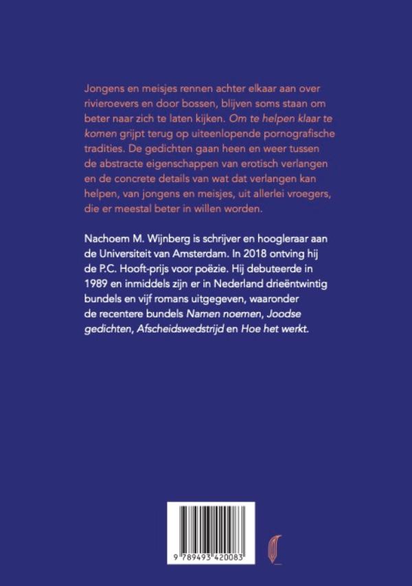Achterkant van Om te helpen klaar te komen